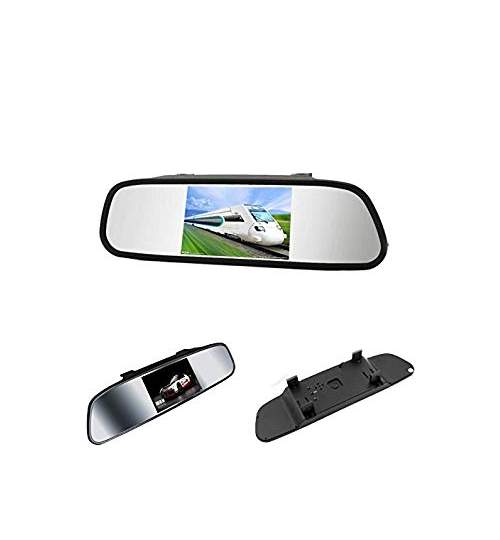 Sistem senzori parcare si camera marsarier cu display tip oglinda de 5 COD: 5004 Mall