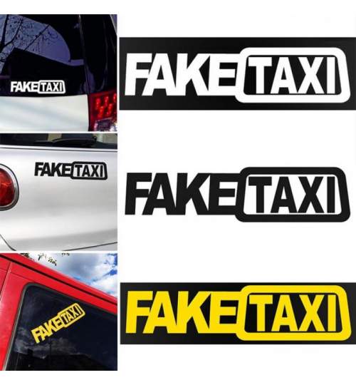 Sticker auto FakeTAXI Sign ManiaStiker