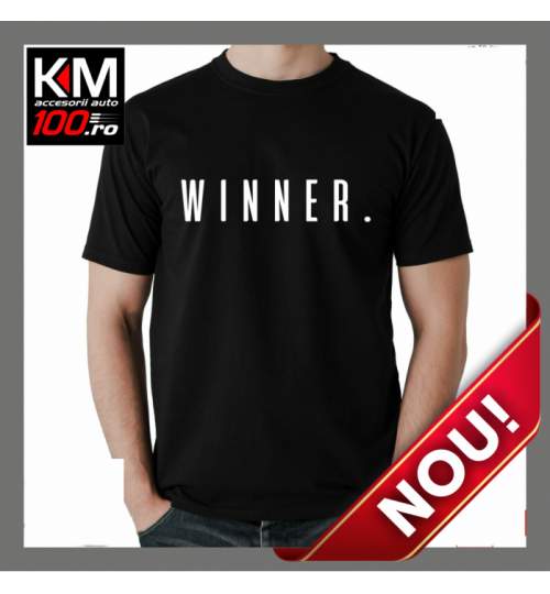 Tricou KM Personalizat WINNER - cod:  TRICOU-KM-121 ManiaStiker