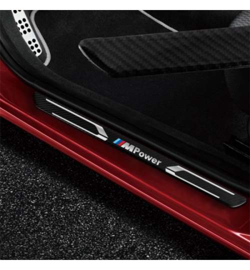 Set protectii prag Carbon 5D + Crom - BMW ManiaStiker