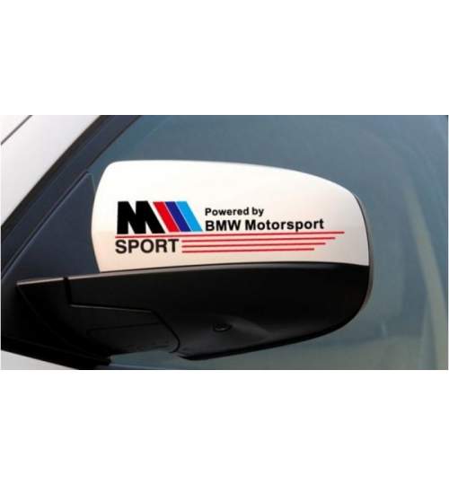 Sticker oglinda BMW ///M Motosport (2 buc.) ManiaStiker