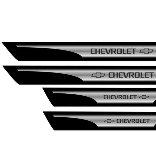 Set protectii praguri CROM - Chevrolet ManiaStiker