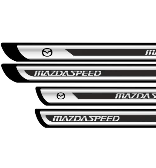 Set protectii praguri CROM - Mazda (V2) ManiaStiker