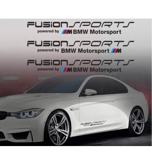 Sticker auto model BMW FUSION (set 3 buc.) ManiaStiker