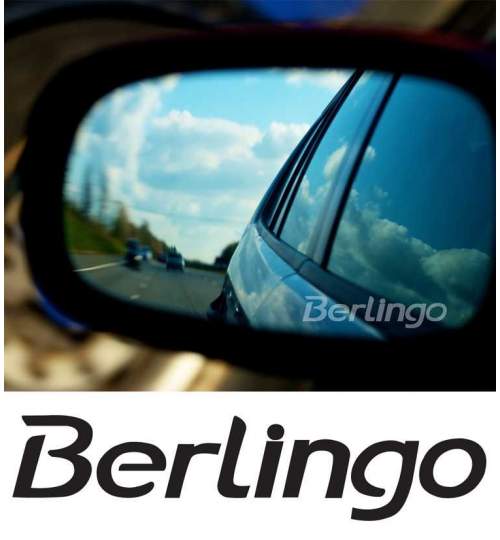 Stickere oglinda ETCHED GLASS - BERLINGO (set 3 buc.) ManiaStiker