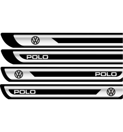 Set protectii praguri CROM - VW Polo ManiaStiker