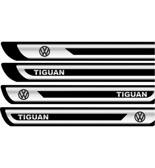 Set protectii praguri CROM - VW Tiguan ManiaStiker