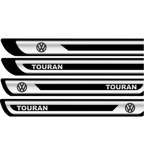 Set protectii praguri CROM - VW Touran ManiaStiker
