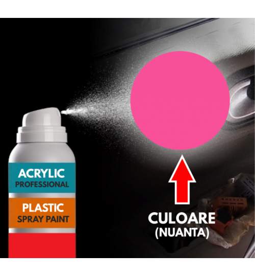 Spray Profesional RAL4003 pentru vopsire elemente din plastic sau metal ManiaStiker