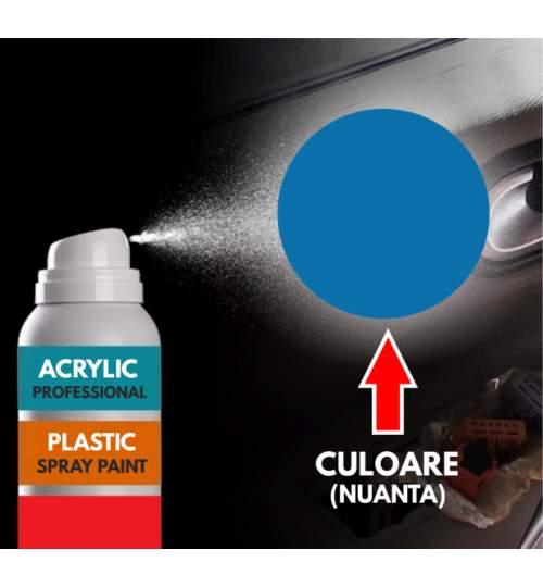 Spray Profesional RAL5010 pentru vopsire elemente din plastic sau metal ManiaStiker