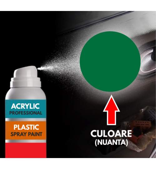 Spray Profesional RAL6029 pentru vopsire elemente din plastic sau metal ManiaStiker