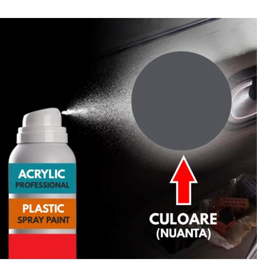 Spray Profesional RAL7024 pentru vopsire elemente din plastic sau metal ManiaStiker