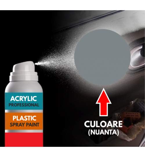Spray Profesional RAL7046 pentru vopsire elemente din plastic sau metal ManiaStiker