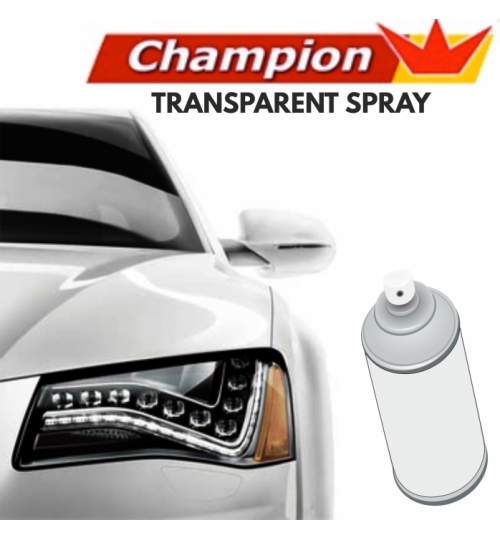 Spray transparent faruri / stopuri, CHAMPION - TRANSPARENT (400ml) ManiaStiker