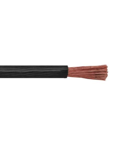 Cablu de alimentare negru 4 GAUGE 21.1mm 25m/rola Kft Auto