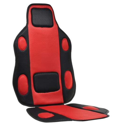 Husa scaun auto Automax rosie pentru scaunele din fata , 1 buc. Kft Auto