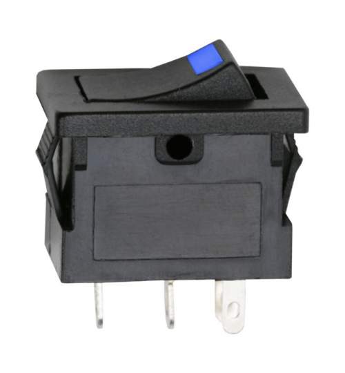 Intrerupator basculant1 circuit15A-12VDCOFF-ONcu LED albastru, Set comutatoare 5 buc Kft Auto