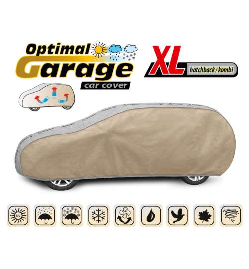 Protectie exterioara Optimal Garage XL Hatchback/combi 455 – 485 cm Kft Auto