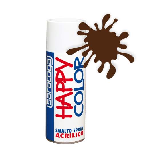 Spray vopsea Maro Inchis Ral 8011 HappyColor Acrilic, 400ml Kft Auto