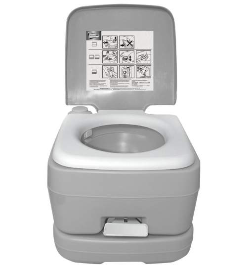 Toaleta portabila Streetwize 10 L , WC ecologic cu sistem tragere apa Kft Auto