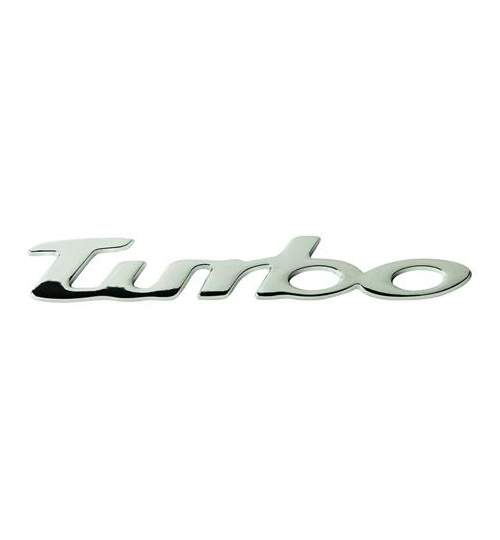 Ornament auto Turbo, 20x100mm, crom