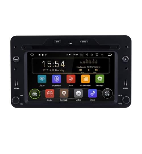 Navigatie Gps Android  Alfa Romeo 159 Spider Brera , 2GB + 16GB ROM ,  Internet , 4G , Aplicatii , Waze , Wi Fi , Usb , Bluetooth , Mirrorlink