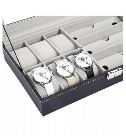 Cutie pentru ceasuri si ochelari ManiaMagic