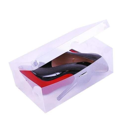 Cutie pentru depozitare pantofi transparenta, 30x18x9.5 cm
