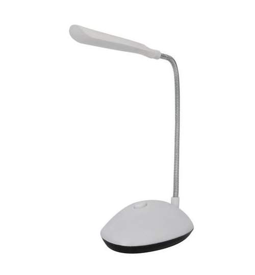 Veioza Lampa de birou LED, design modern, 4 led-uri, alimentare baterii AAA