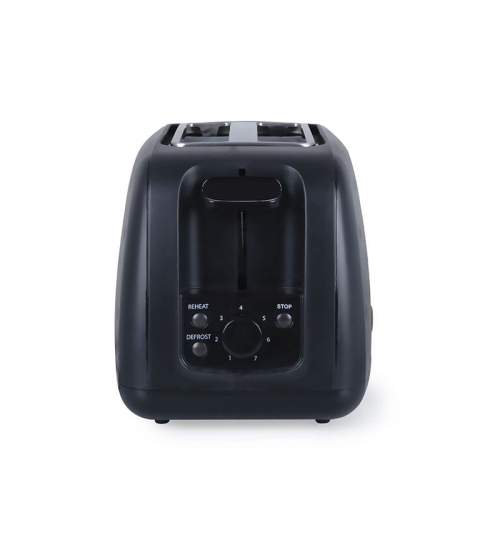 Toaster Prajitor de Paine Eldom, 900W, termostat reglabil, capacitate 2 felii, negru