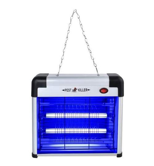 Aparat Lampa UV anti insecte, raza de actiune 100mp, putere 12W
