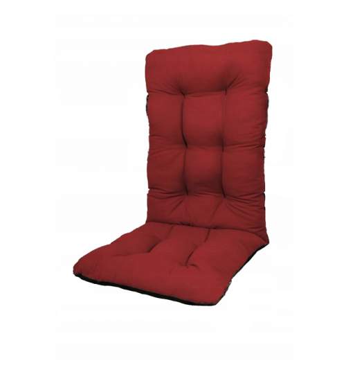 Perna pentru scaun de casa si gradina cu spatar, 48x48x75cm, culoare visiniu