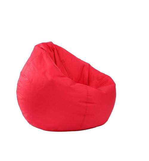 Fotoliu Bean Bag BIG, tip para din material textil, diametru 73cm, culoare rosu