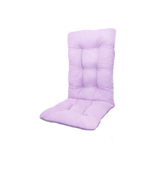 Perna pentru scaun de casa si gradina cu spatar, 48x48x75cm, culoare lila