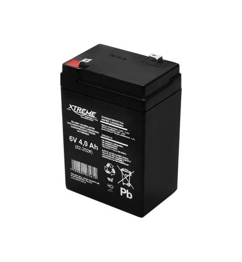Acumulator Universal Baterie AGM Gel Plumb Xtreme 6V, Capacitate 4Ah