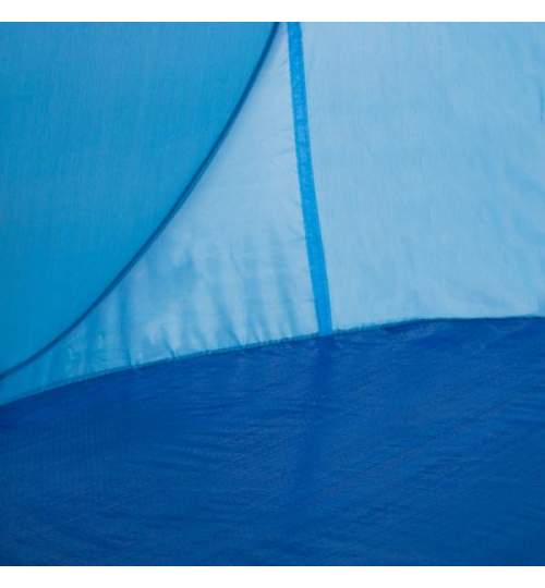 Cort Pop-Up pentru Plaja, semi-deschis, protectie solara UV, 150x120 cm, albastru