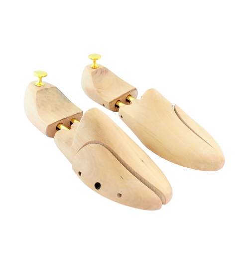 San reglabil pentru pantofi, cu arc dublu, din lemn, marimea 39-40