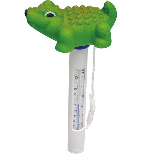 Termometru Plutitor pentru Piscina, model Crocodil, 0-50 grade, lungime 16cm