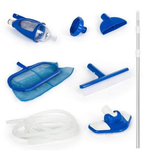 Kit accesorii Intex de curatare si intretinere piscina, 8 piese