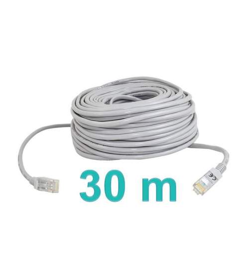 Cablu de Retea LAN Mufat, Lungime 30m