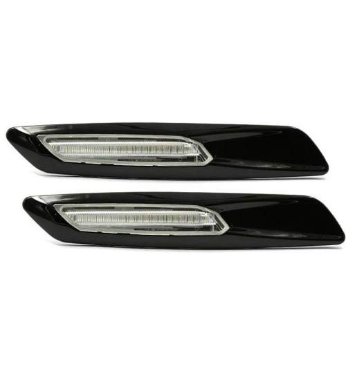 Semnalizatoare Aripa cu LED, Transparente, BMW Seria 3 E46