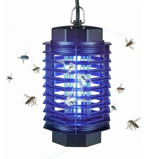 Aparat Lampa UV Anti-Insecte, acoperire 18mp, putere 3W, negru
