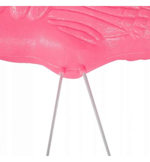 Flamingo ornament decorativ gazon pentru Curte sau Gradina, inaltime 85cm, roz
