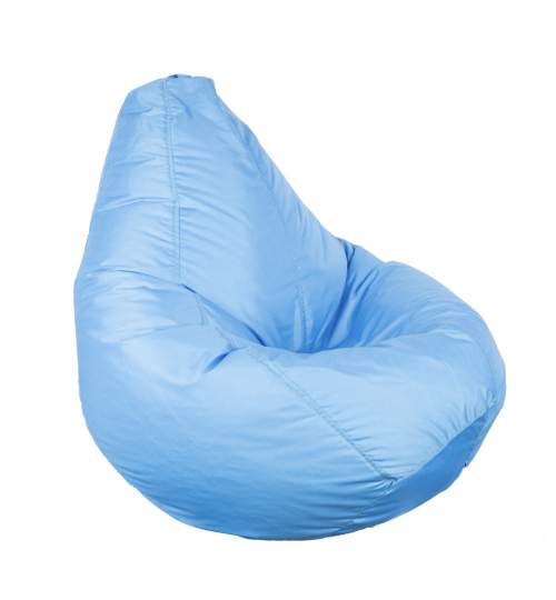 Fotoliu Bean Bag BIG, tip para, impermeabil, diametru 73cm, culoare albastru