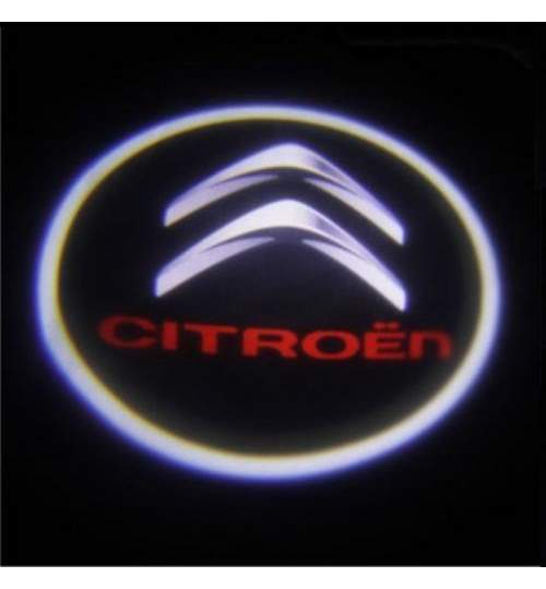 Set proiectoare / Logo Holograma montare sub usa 5w Citroen