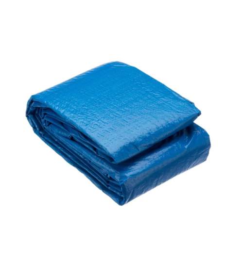 Covor de protectie pentru piscina, din PVC, dimensiune 2.7x2.7m, albastru