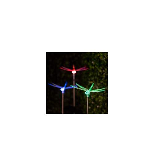 Lampa solara RGB LED - model Libelula- Brico DecoHome