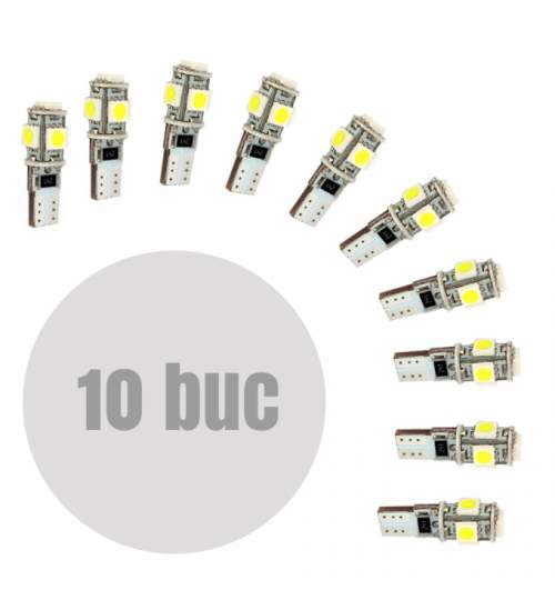 Set 10 becuri tip LED POZITIE CANBUS CLD306 Techno Plus