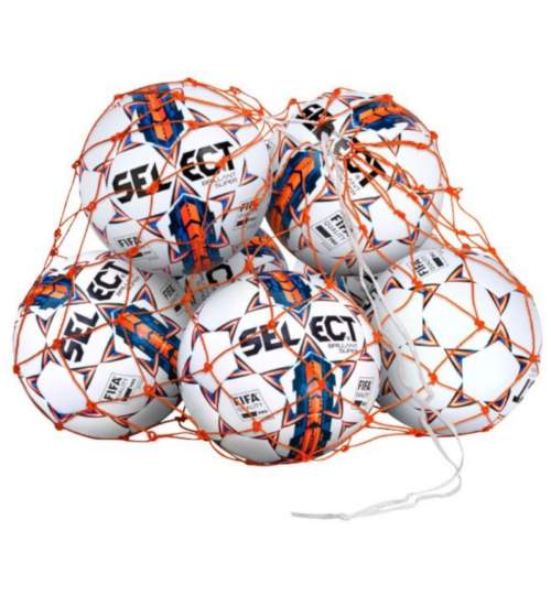 Plasa pentru transport mingi de fotbal, din nailon, capacitate 14-16 mingi marimea 5