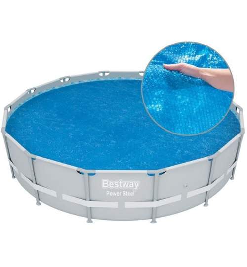 Prelata pentru acoperire piscina Bestway, forma rotunda, diametru 457cm